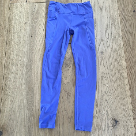 Athleta Girl Other - Athleta Girl Stash Your Treasures Leggings Tights Size 12 Bright Purple